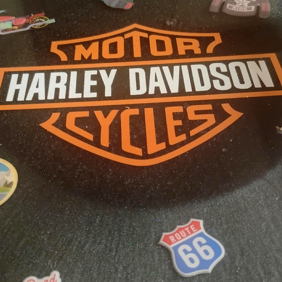 Harley-Davidson Road Warrior Tray by DEEJ DOES