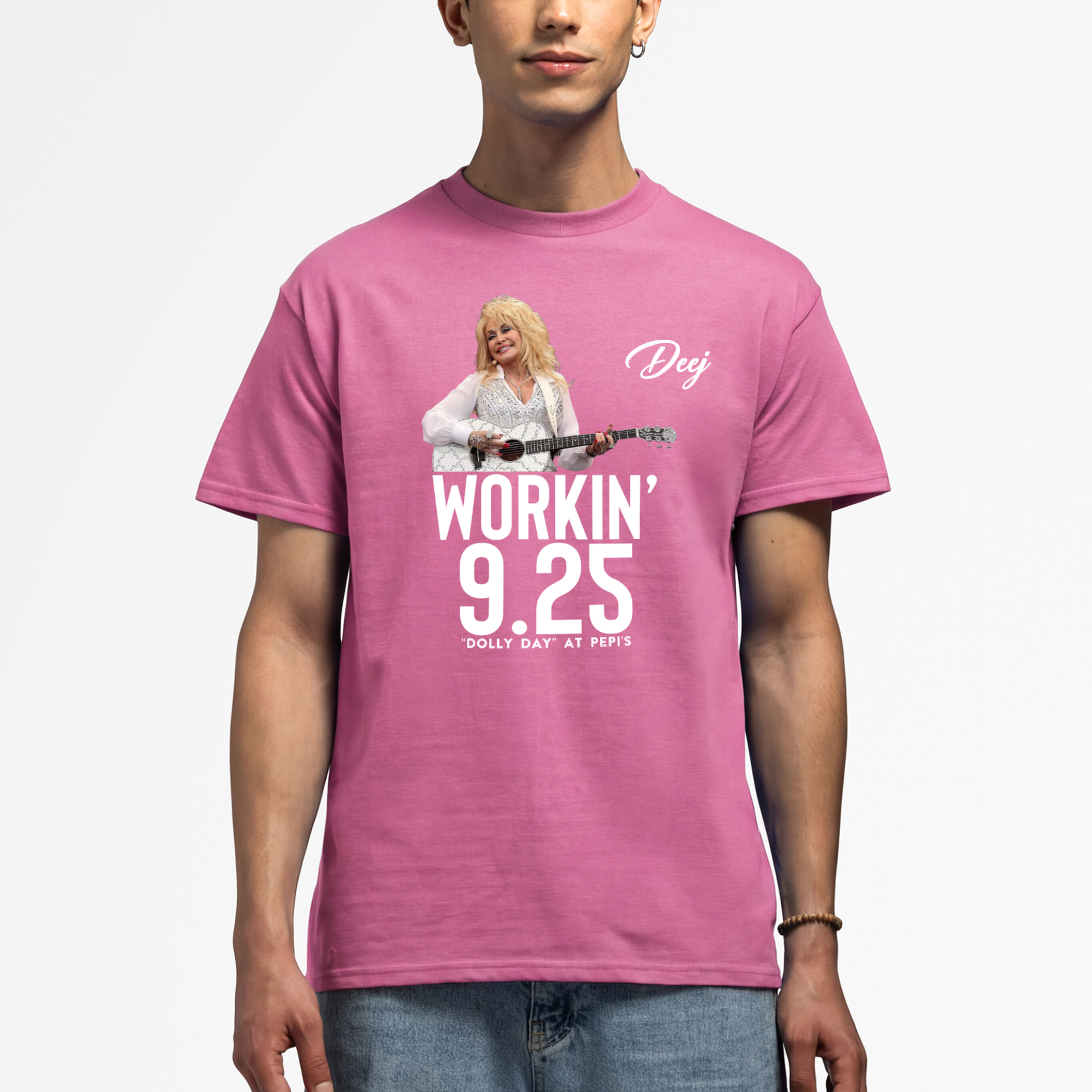 Pepi's Dolly Workin' 9.25 T-shirt w/ Personalization